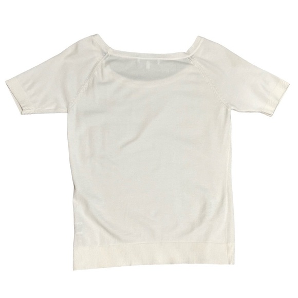 Milly light weight knit ivory top small - Picture 1 of 7